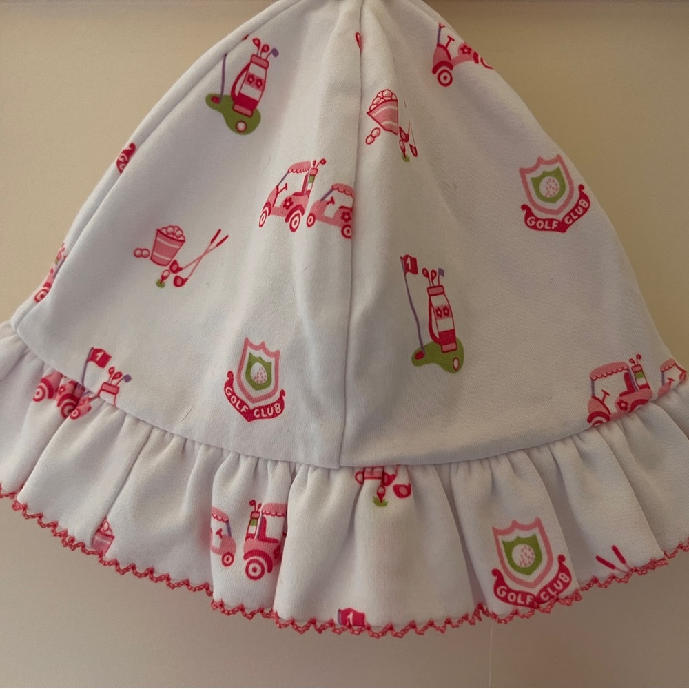 NWT Kissy Kissy Golf Baby Girl Hat 12-18m